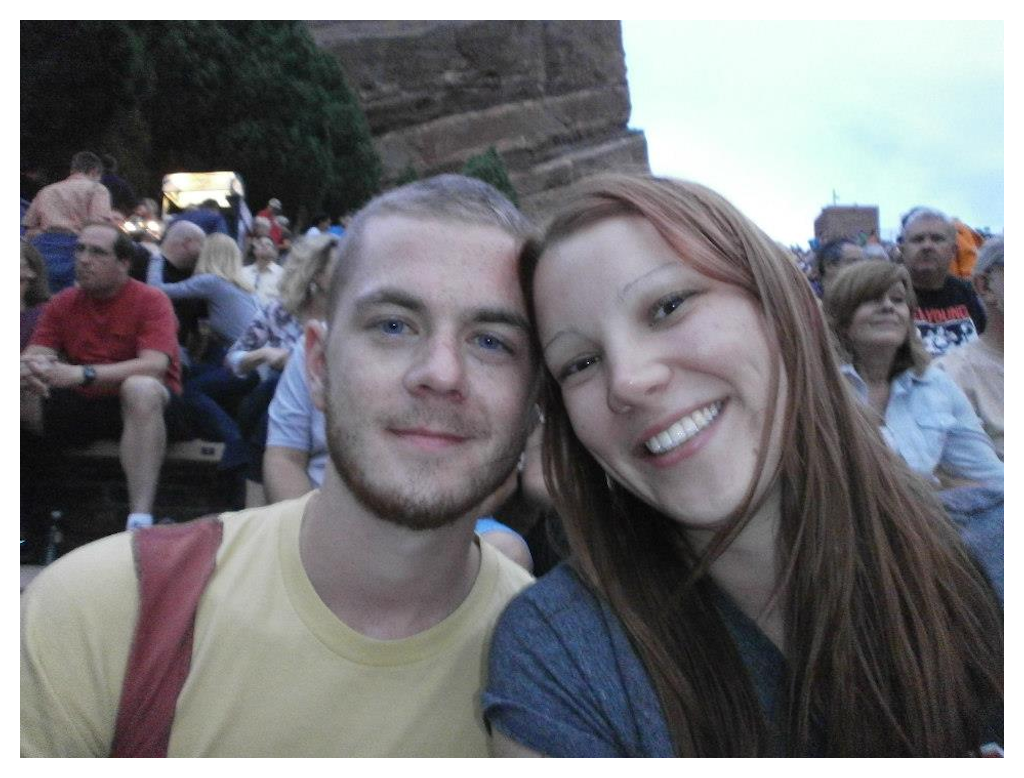 Deirdre and Josh at Red Rocks in Colorado