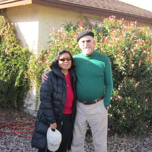 Susan and Curt in Mesa AZ, Christmas 2016