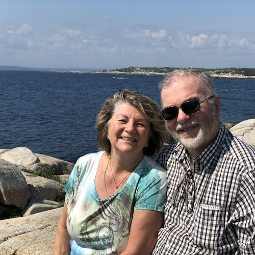 2018, Peggy's Cove with Ellen
