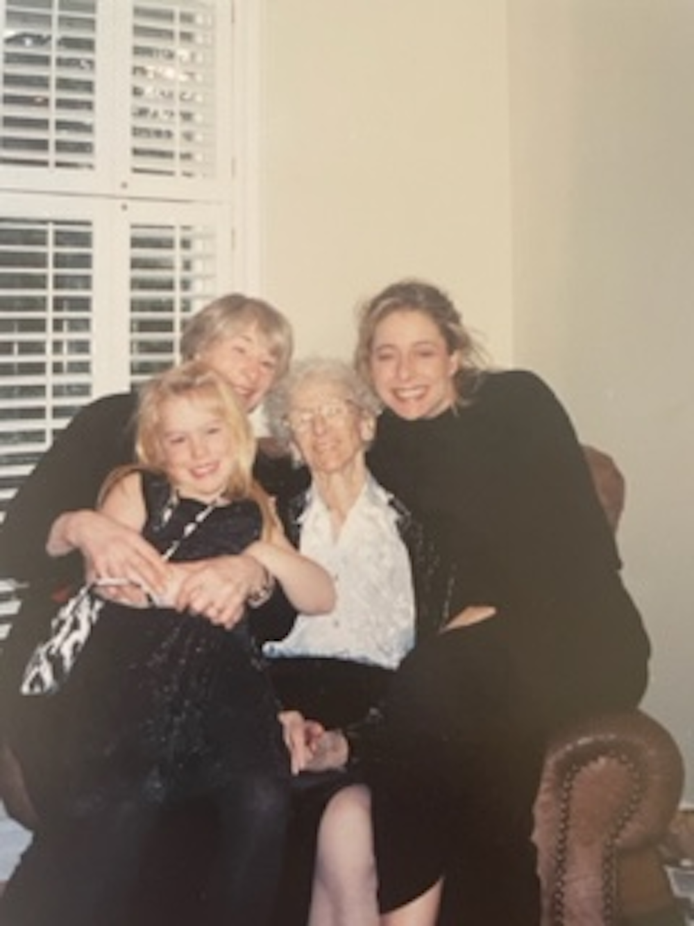 4 generations of "Pool" women Tina, Anna, Tina, Tianna