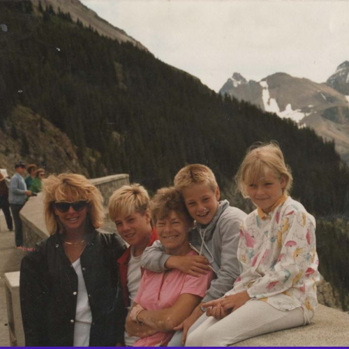 Out west, early '90s Anna, Tina, Alan, Michael, Rita