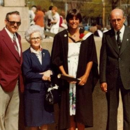 Anne’s graduation from Dal, 1980