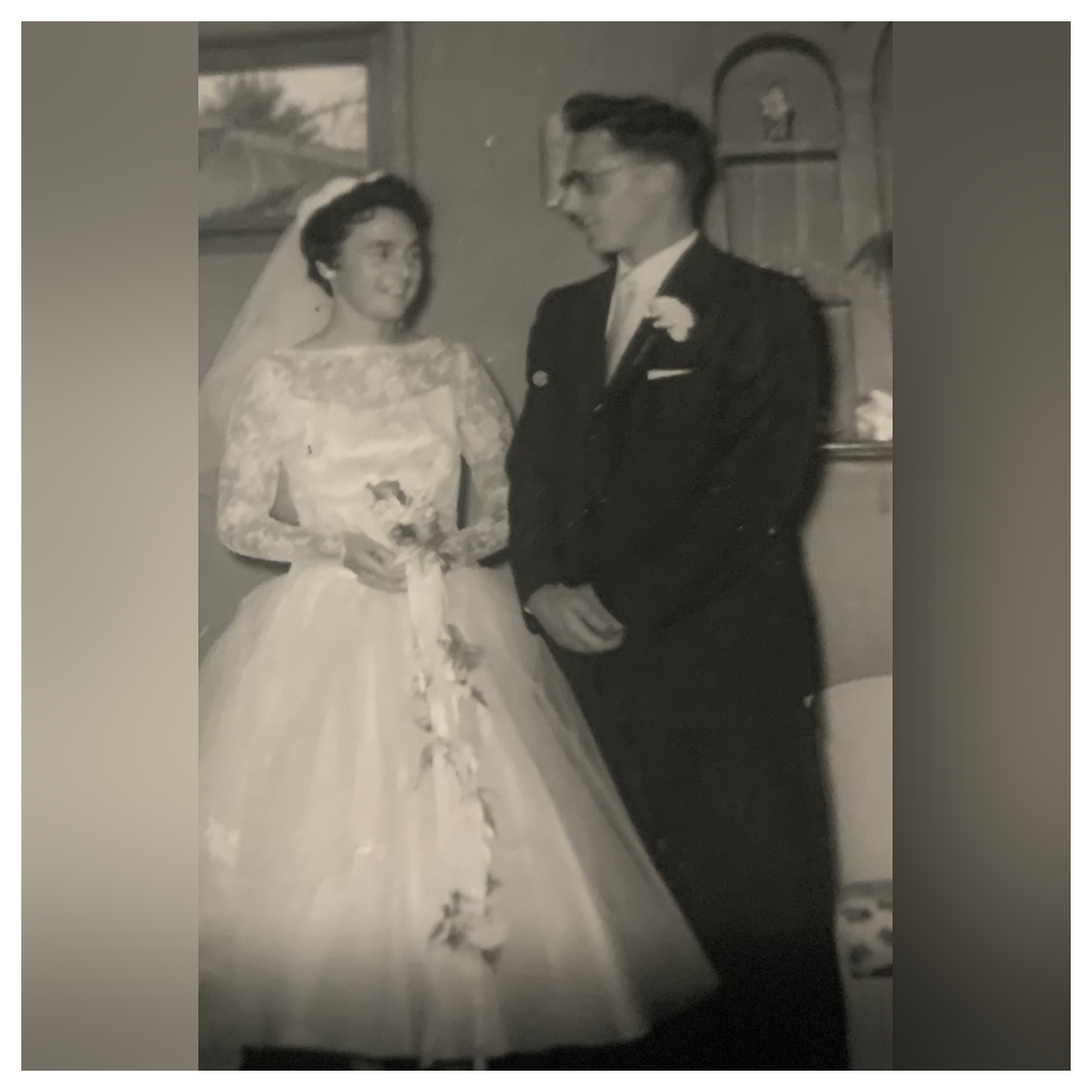 Wedding day - August 23, 1958