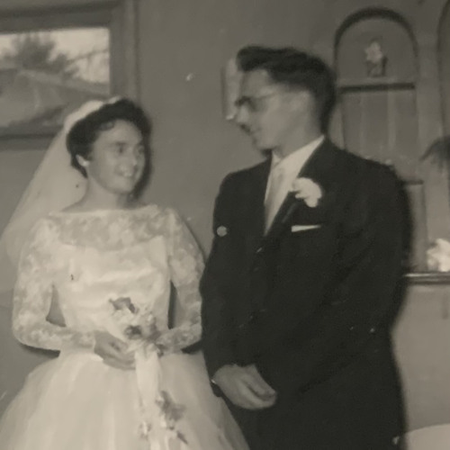 Wedding day - August 23, 1958