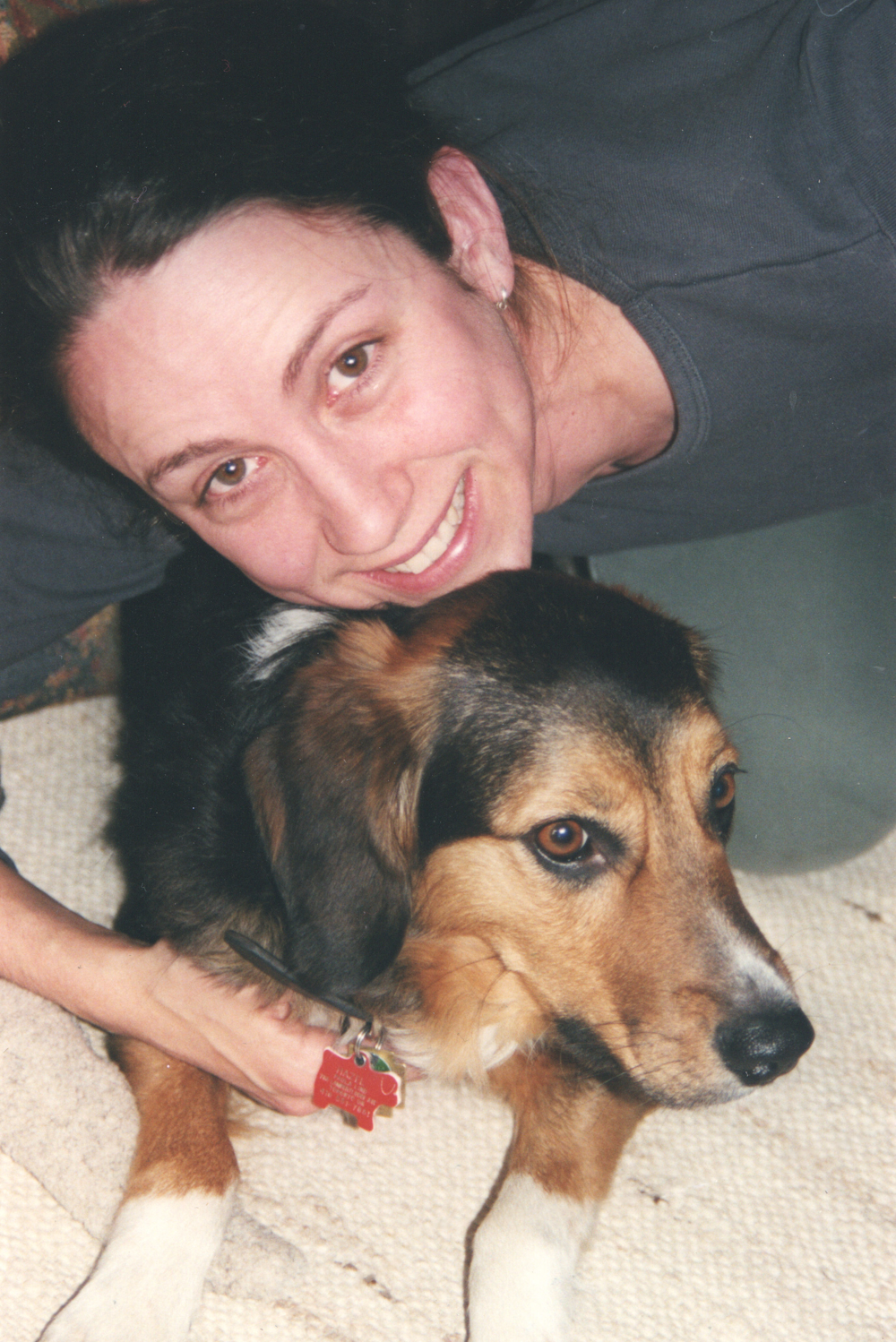 Paula with Hazel, mid-90s